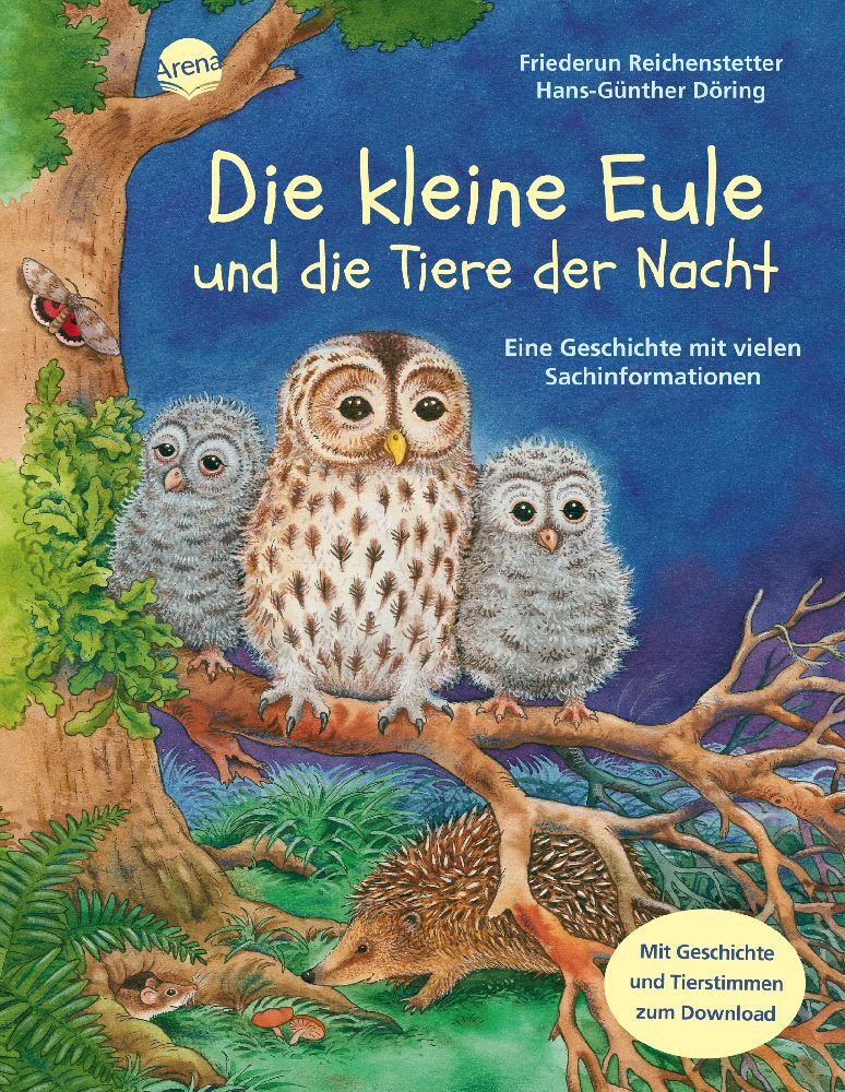 Die kleine Eule und die Tiere der Nacht, m. Audio-CD (Friederun Reichenstetter)