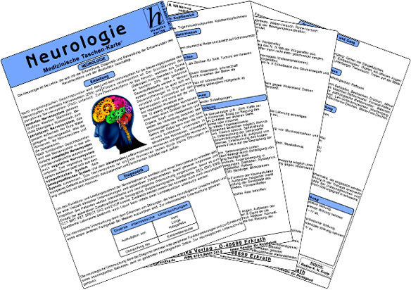 Neurologie - Medizinische Taschen-Karte (Nadine K.N. Kneip)