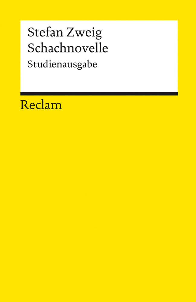 Schachnovelle. Studienausgabe (Stefan Zweig)