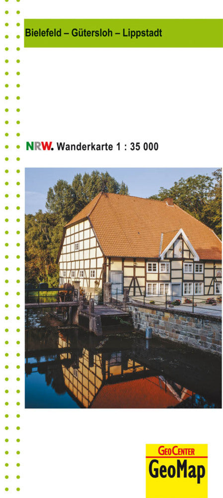 Bielefeld, Gütersloh, Lippstadt Wanderkarte NRW (Geobasisdaten: Land Nrw)