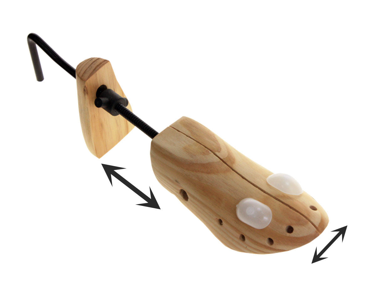 Schuhdehner aus Holz, 2 Stück (Grösse: 39-47)