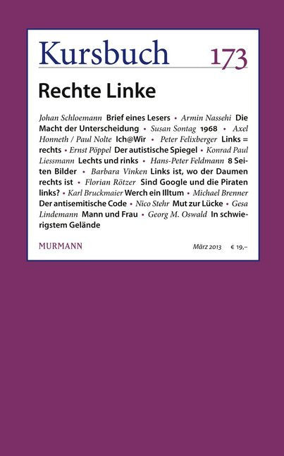 Kursbuch Nr. 173 (Armin Nassehi)