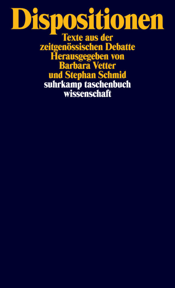 Dispositionen (Barbara Vetter)