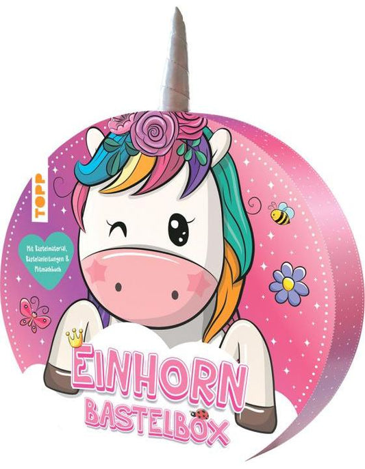 Frech Einhorn-Bastelbox. Mit Anleitungen, Bastelmaterial und Mitmachbuch
