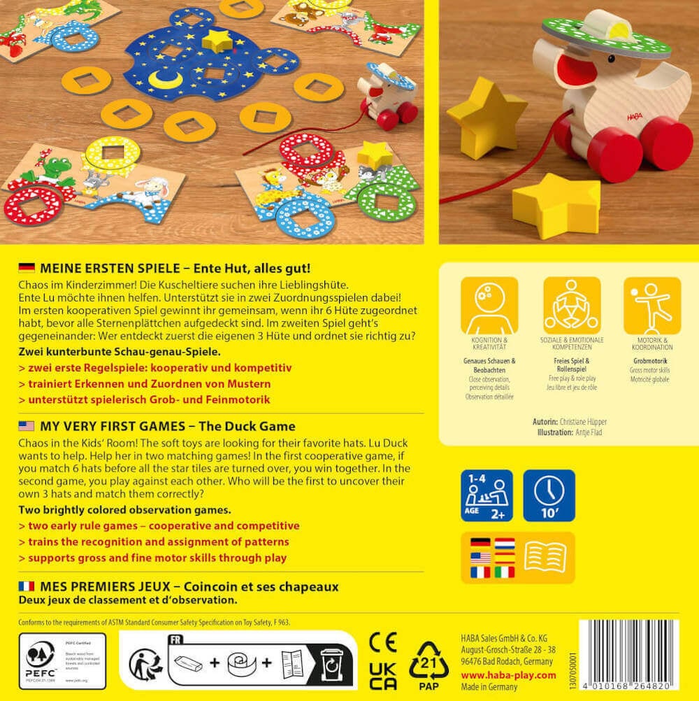 Haba Meine ersten Spiele - Ente Hut alles gut