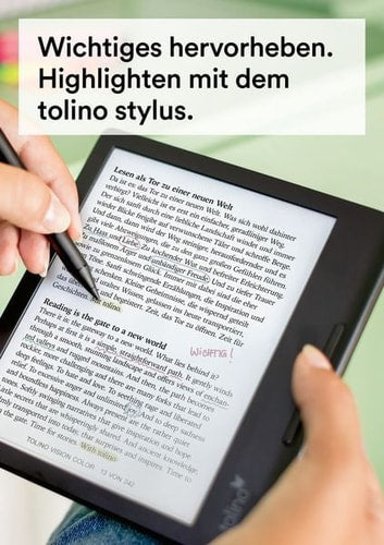 tolino stylus vision color pen