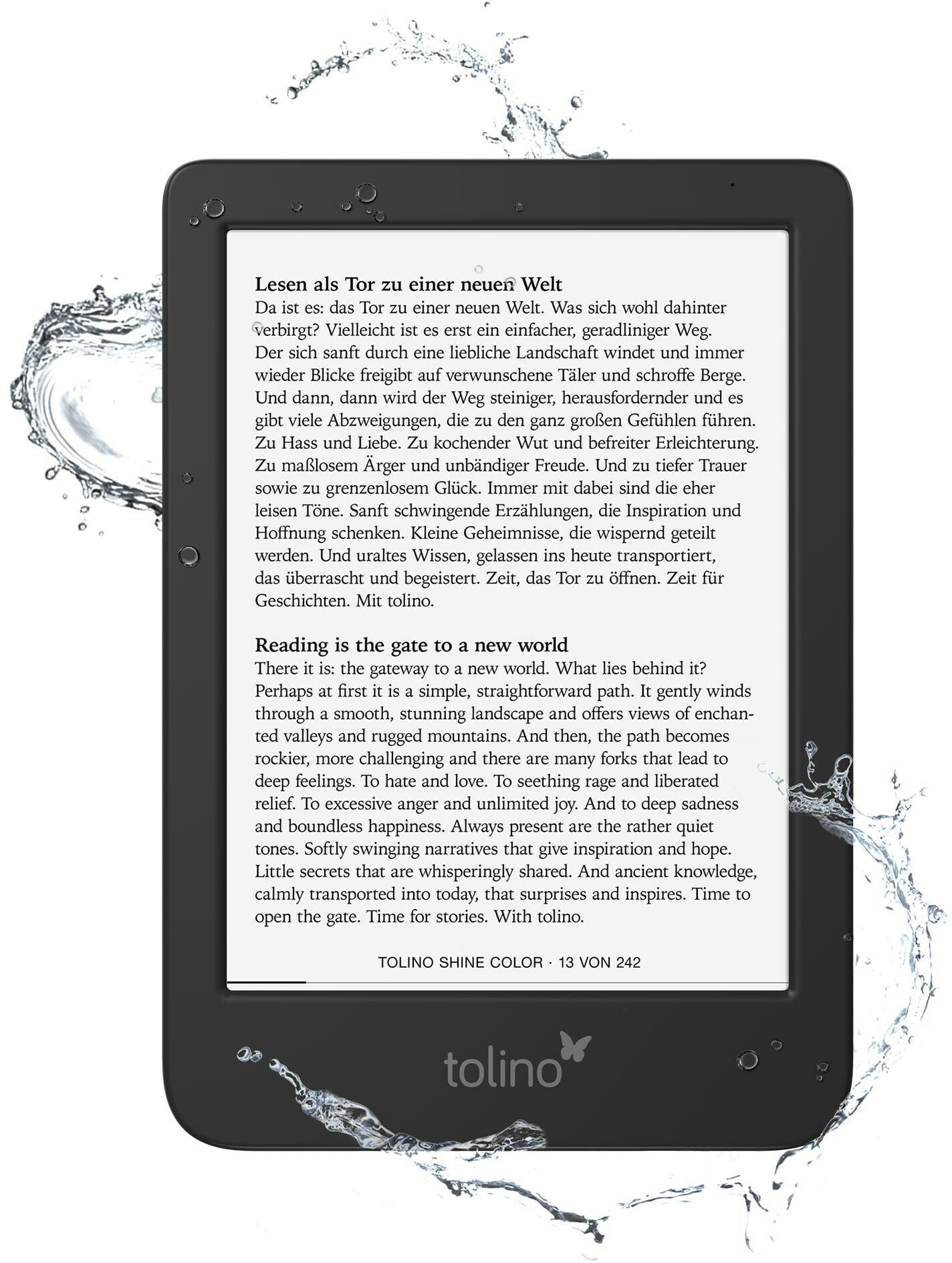 tolino Shine Color (6", 16 GB, Schwarz)