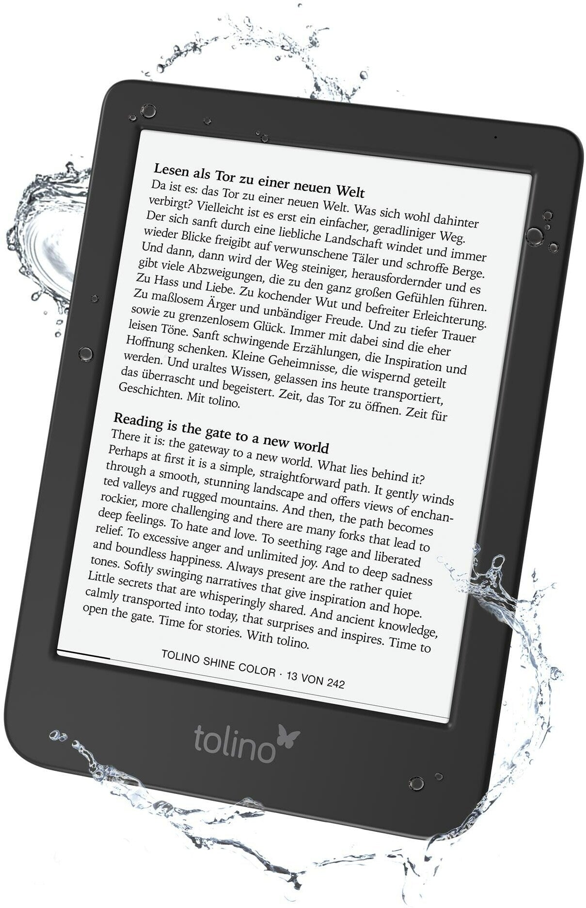 tolino Shine Color (6", 16 GB, Schwarz)