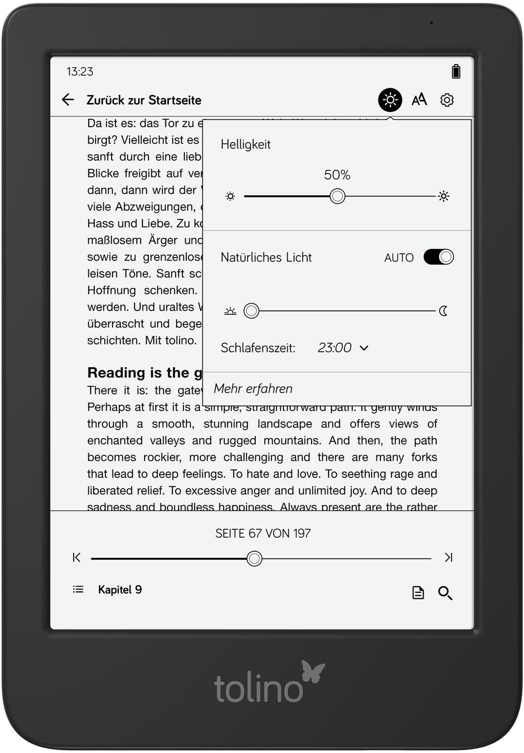 tolino Shine Color (6", 16 GB, Schwarz)