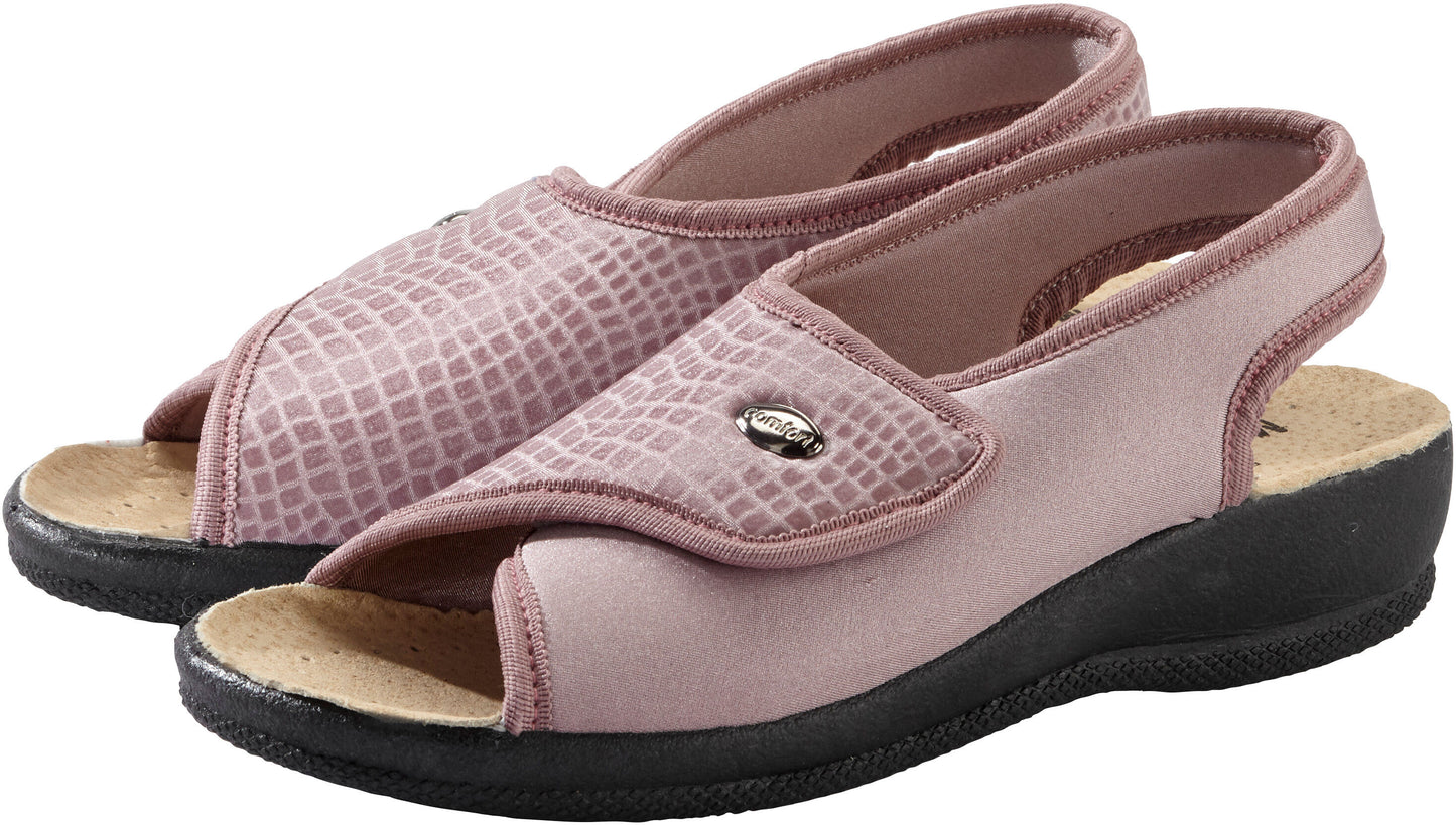 Stretch-Sandale "Mavie" (Grösse: 40), rosé