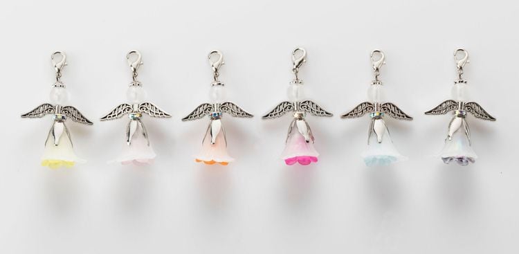 Bastelset Perlen-Engel "Blütenelfen" 144-teilig