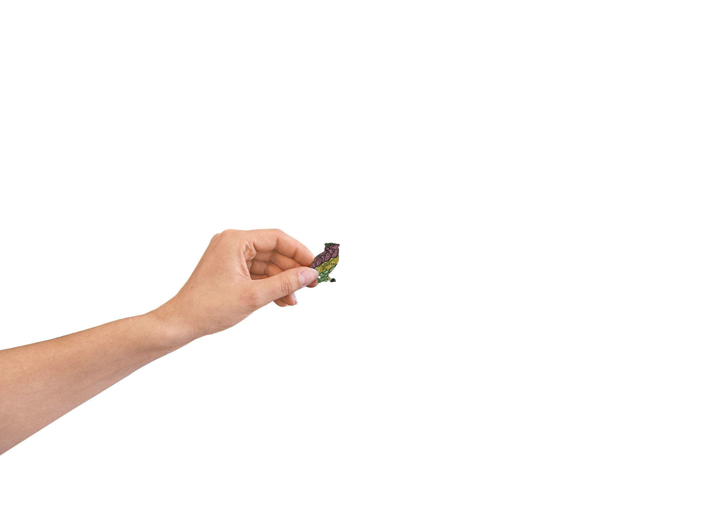 Holzpuzzle (Motiv: Waldeule, 200 Teile, 24,5 x 30 cm)