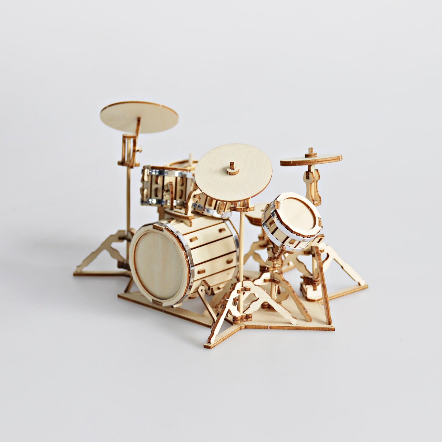 3D Holzpuzzle "Drum Kit"