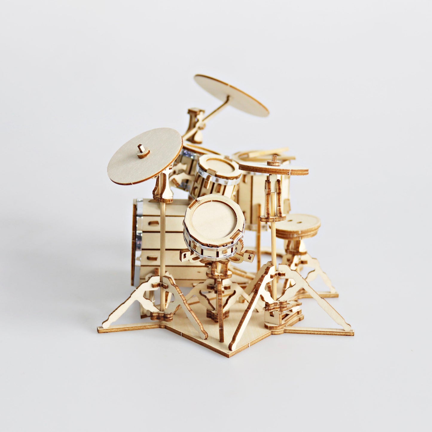 3D Holzpuzzle "Drum Kit"