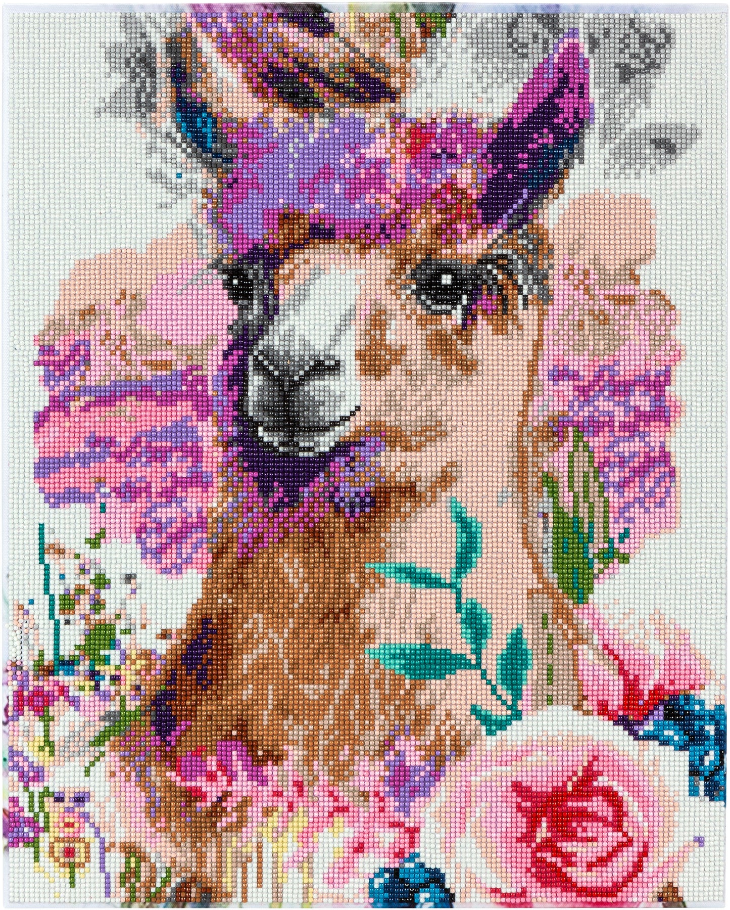 Diamond Painting "Alpaka Philomena" 40 x 50 cm