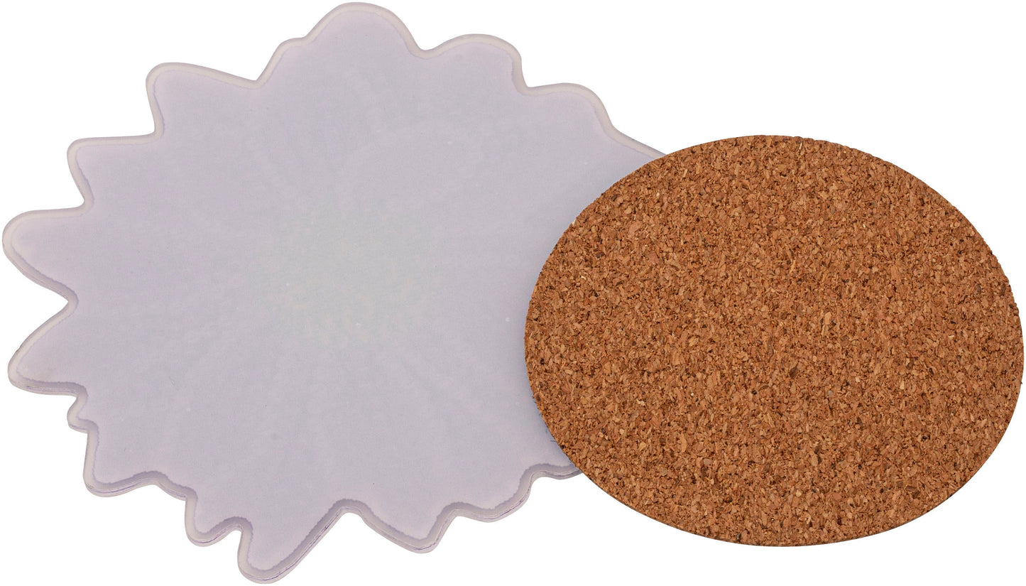 Diamond Painting Untersetzer "Flower" 6er-Set