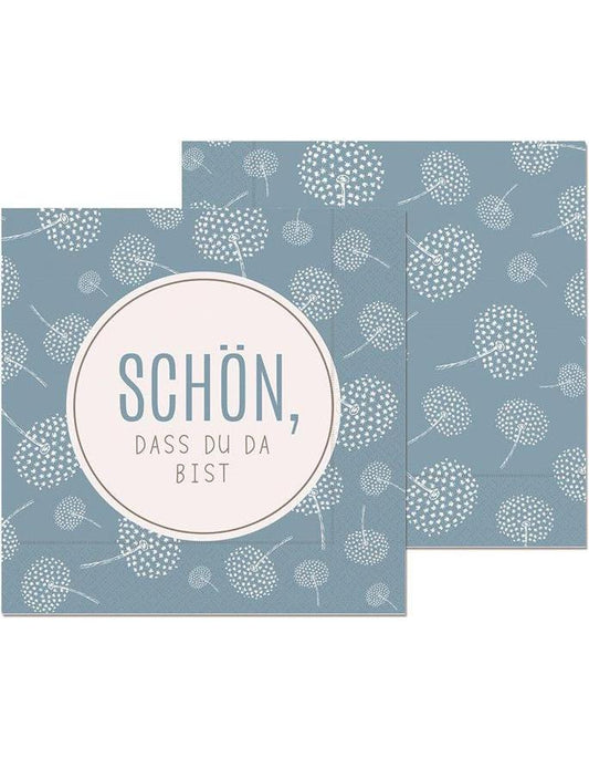 La Vida Servietten Schön, dass du da bist (20 x, 33 x 33 cm)