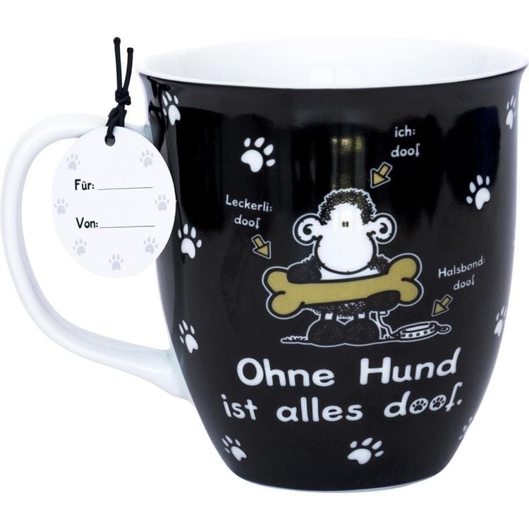 Tasse Ohne Hund ist alles doof