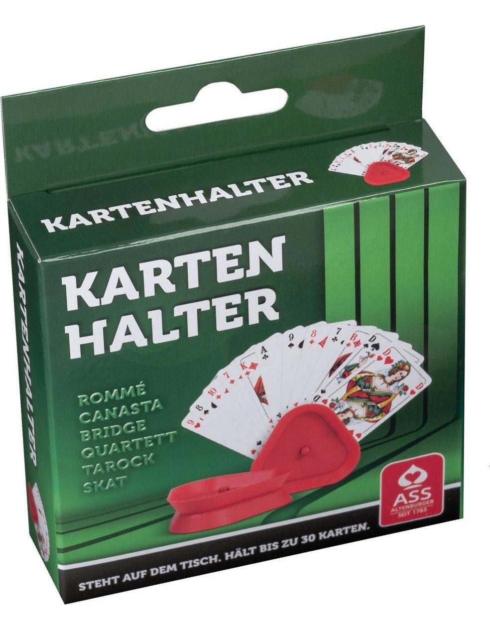 ASS Altenburg 22574018 - Kartenhalter aus Kunststoff in Faltschachtel