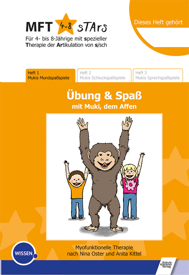 MFT 4-8 Stars - Für 4- bis 8-Jährige mit spezieller Therapie der Artikulation von s/sch - Übung & Spaß mit Muki, dem Affen.H.1 (Nina Oster)