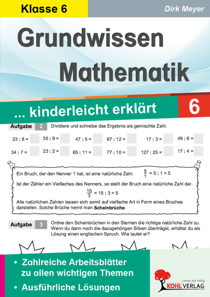 Grundwissen Mathematik 6. Schuljahr (Dirk Meyer)