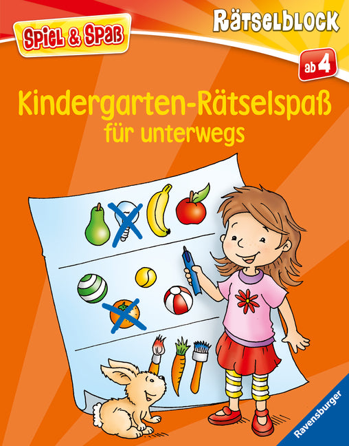 Spiel & Spaß - Kindergarten-Rätselspaß für unterwegs (Stefan Lohr)