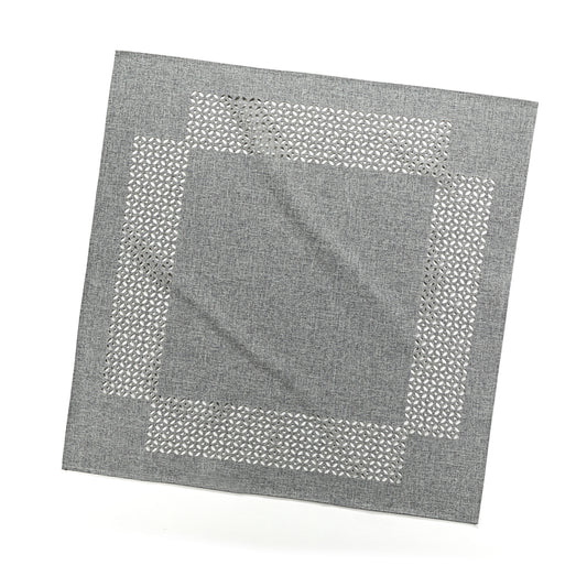 Mitteldecke "Ornamento" 85x85 cm (Farbe: grau)