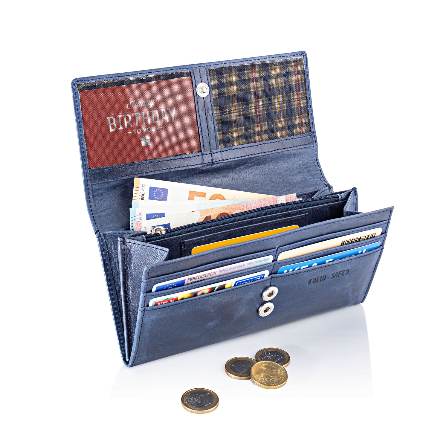 Chiemsee RFID Geldbörse (Farbe: blau)