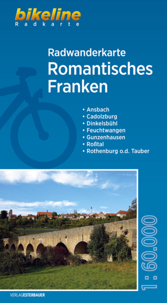 Bikeline Radwanderkarte Romantisches Franken (Esterbauer Verlag)