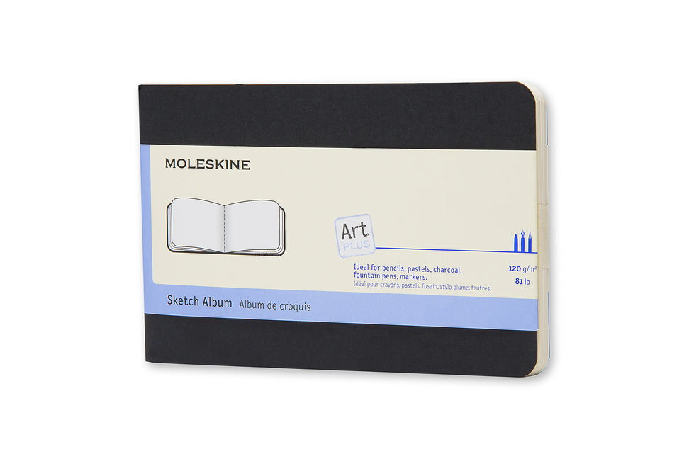 Moleskine Skizzenbuch Art Plus, Pocket, A6, soft cover, schwarz