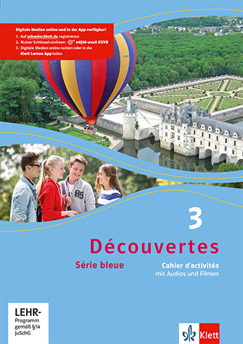 Découvertes 3. Série bleue, m. 1 Beilage