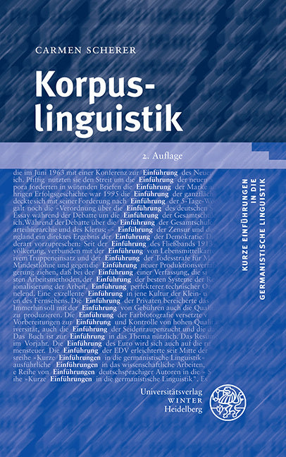 Korpuslinguistik (Carmen Scherer)