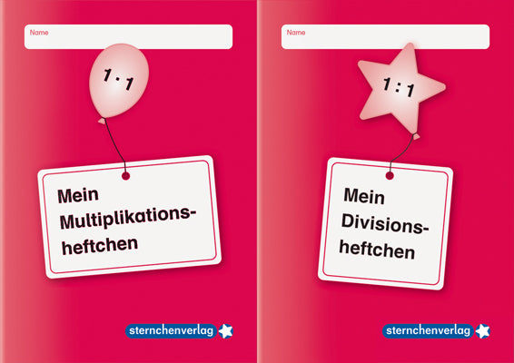 Mein Multiplikationsheftchen und mein Divisionsheftchen (Sternchenverlag Gmbh)