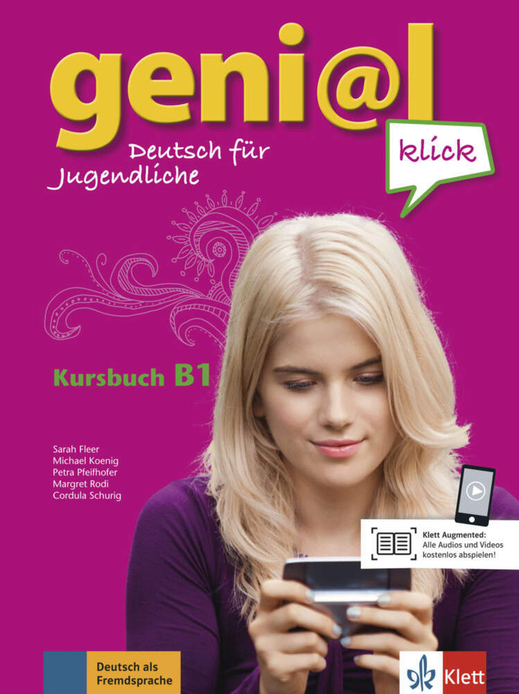 geni@l klick B1 Kursbuch, m. 2 Audio-CDs (Sarah Fleer)