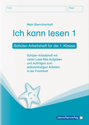 Ich kann lesen 1, Heft für die 1. Klasse (Sternchenverlag Gmbh)