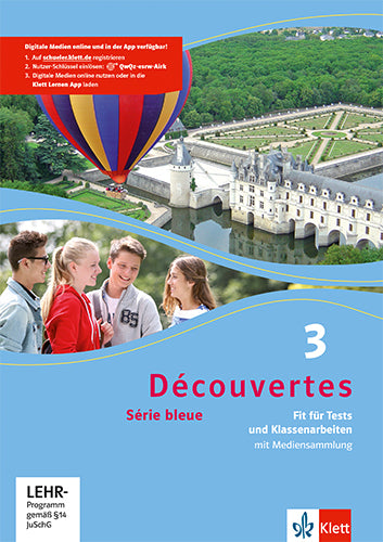 Découvertes 3. Série bleue, m. 1 Beilage