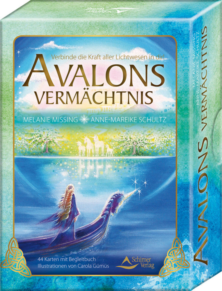 Avalons Vermächtnis, Meditationskarten m. Buch (Melanie Missing)