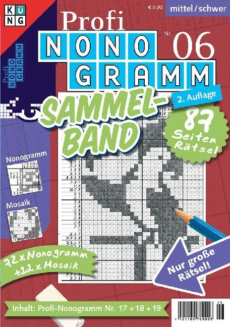 Profi-Nonogramm 3er-Band Nr. 6.Nr.6