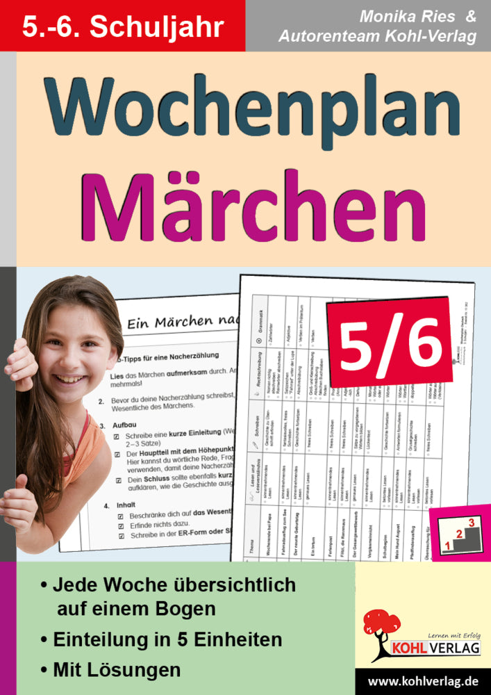 Wochenplan Märchen 5/6 (Monika Ries)