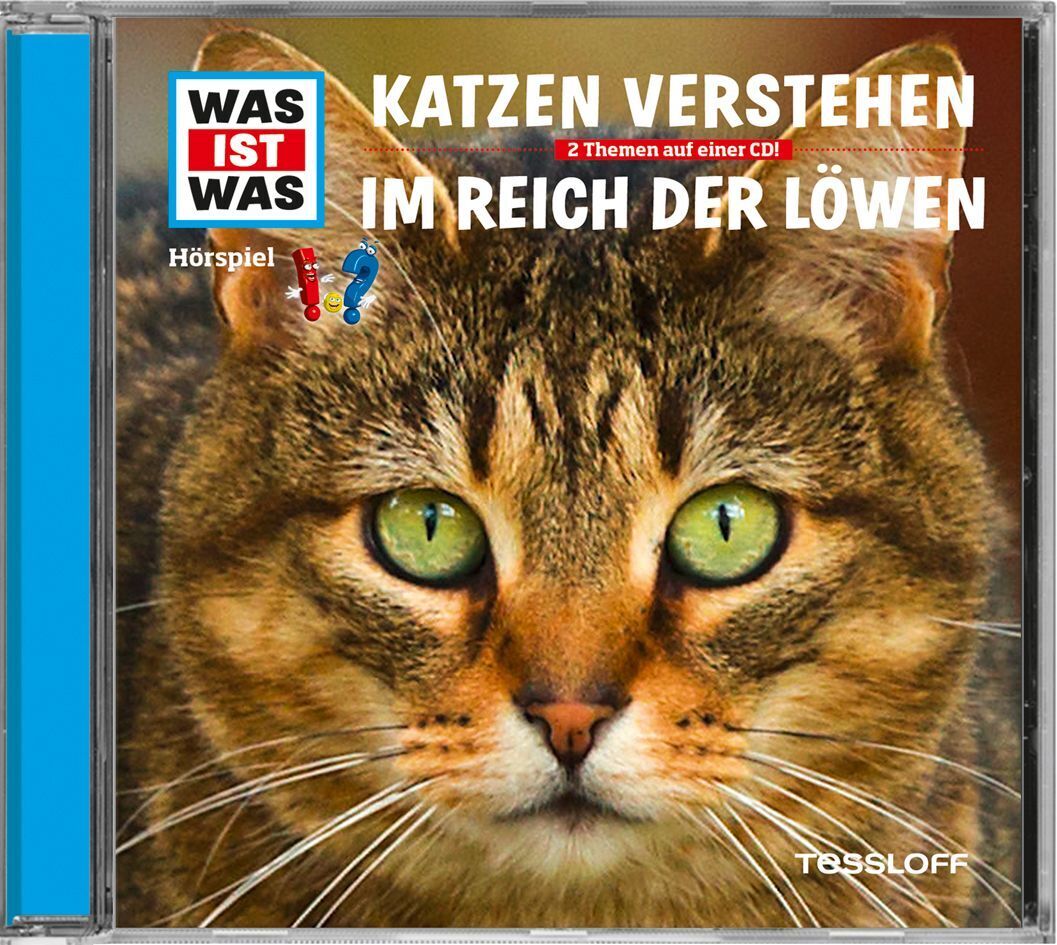 WAS IST WAS Hörspiel: Katzen verstehen / Im Reich der Löwen, Audio-CD (Manfred Baur)