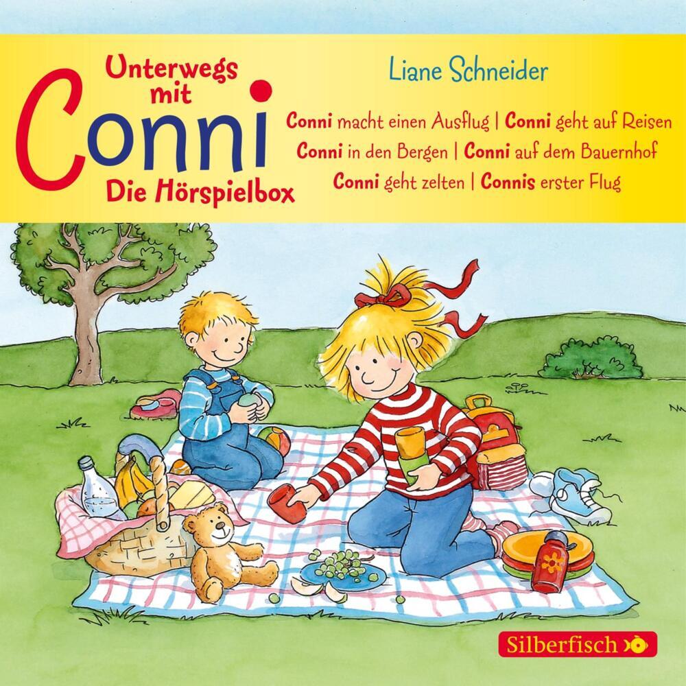 Unterwegs mit Conni - Die Hörspielbox 2, Audio-CD (Liane Schneider)