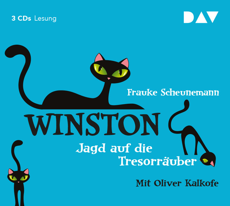 Winston - Jagd auf die Tresorräuber, 3 Audio-CD (Frauke Scheunemann)