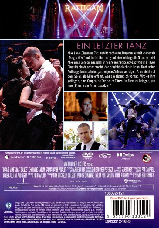 WB Magic Mike's Last Dance,DVD