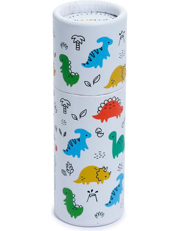Puckator Dinosauria Dinosaurier Bleistifttopf mit 12 Buntstiften
