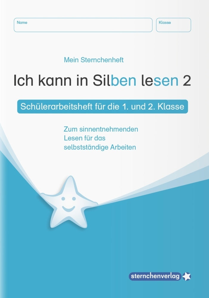 Ich kann in Silben lesen 2 - Schülerarbeitsheft für die 1. und 2. Klasse (Sternchenverlag Gmbh)