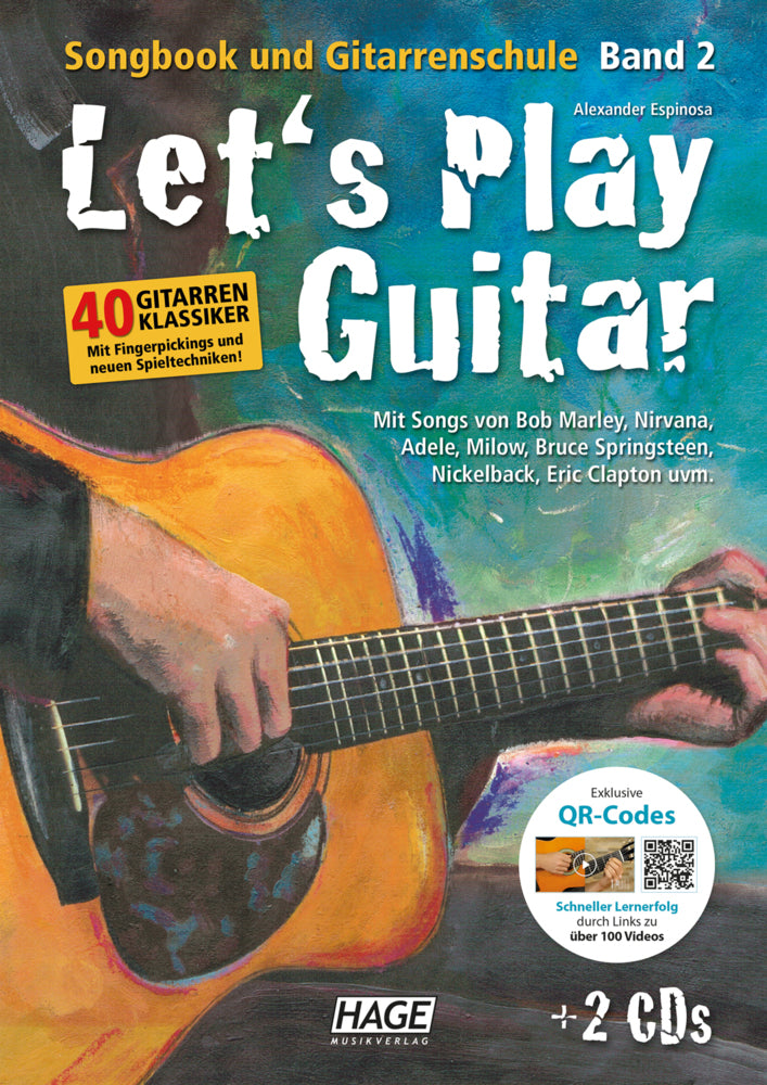 Let's Play Guitar - Band 2 mit 2 CDs und QR-Codes.Bd.2 (Alexander Espinosa)