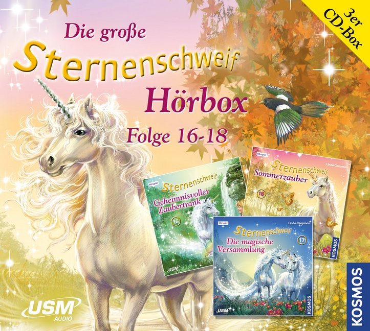 Die große Sternenschweif Hörbox Folgen 16-18.Folge.16-18, 3 Audio-CD (Linda Chapman)