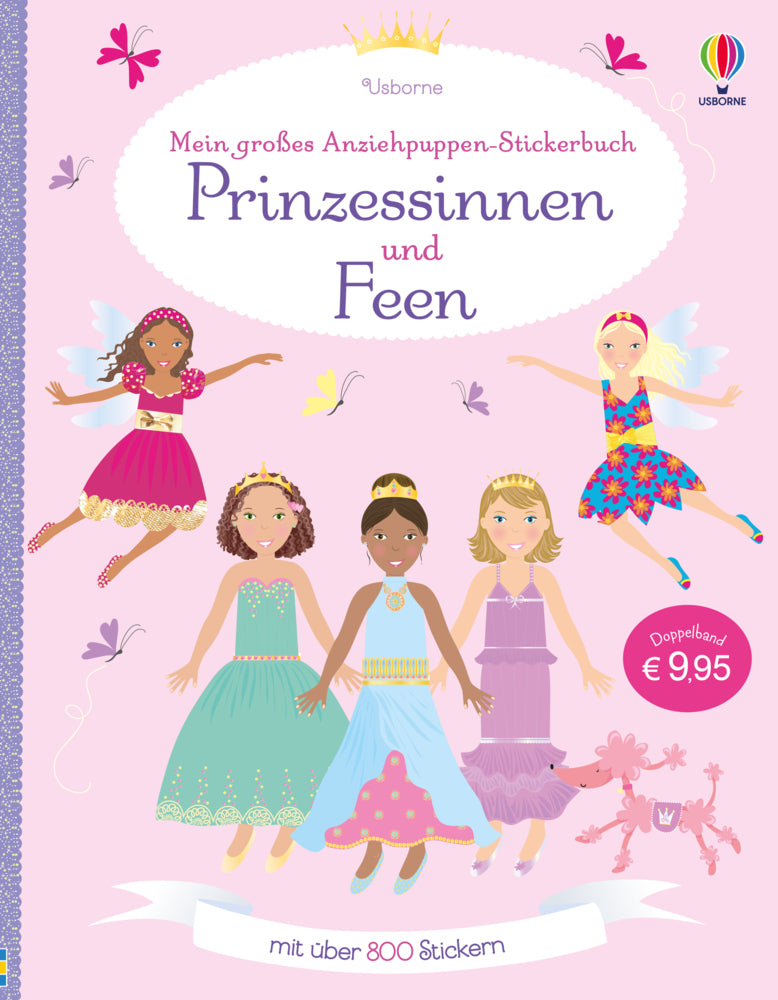 Mein großes Anziehpuppen-Stickerbuch: Prinzessinnen und Feen (Fiona Watt)