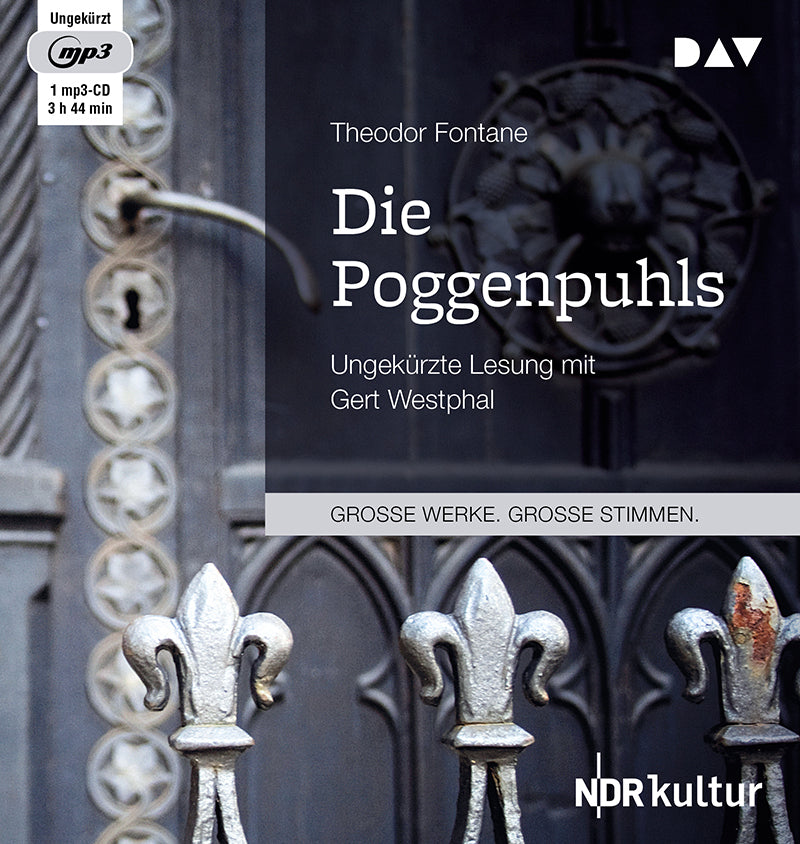Die Poggenpuhls, 1 Audio-CD, 1 MP3 (Theodor Fontane)