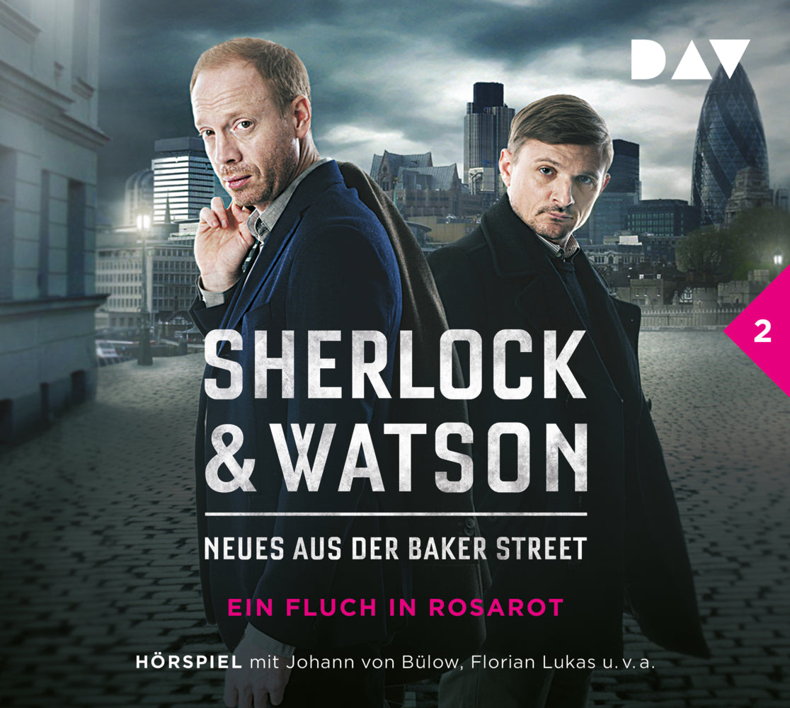 Sherlock & Watson - Neues aus der Baker Street: Ein Fluch in Rosarot, 1 Audio-CD (Viviane Koppelmann)